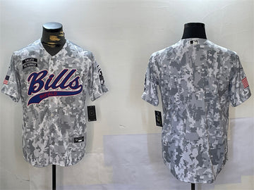 Custom Buffalo Bills camo Salute To Service jersey