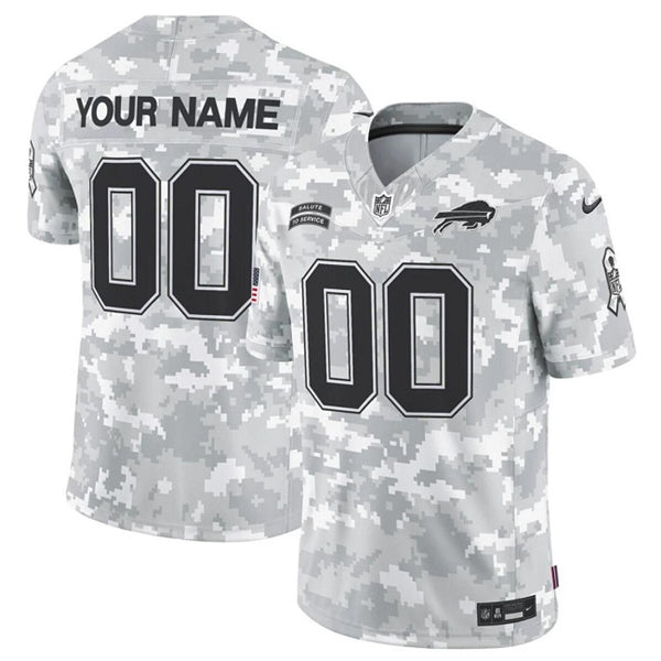 Custom Buffalo Bills camo Salute To Service jersey