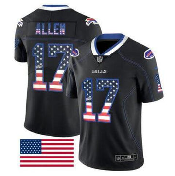 Custom Buffalo Bills black Fashion jersey