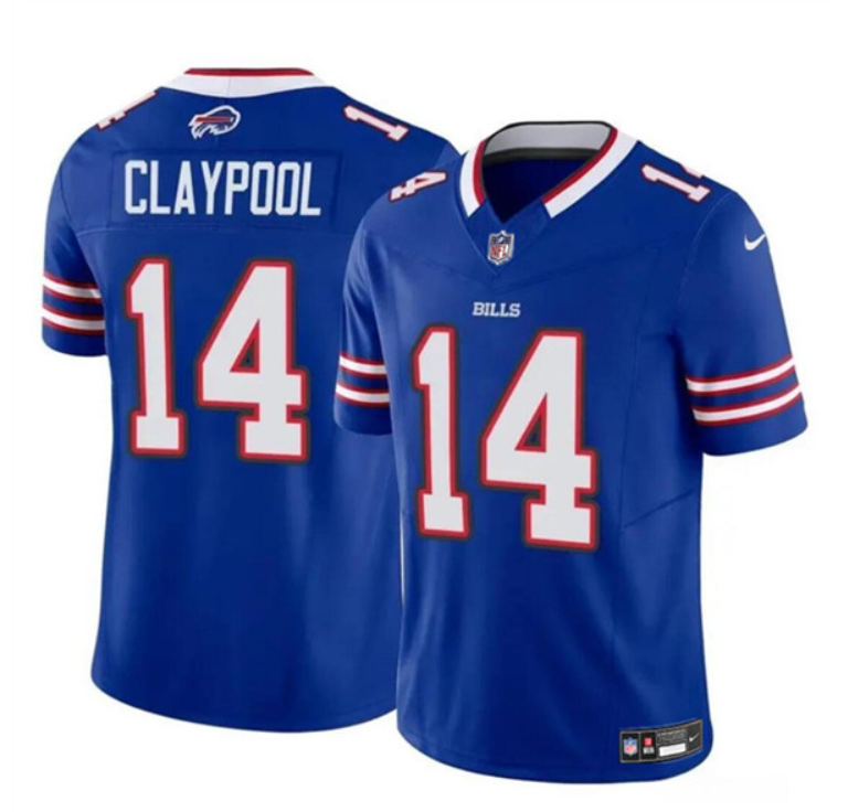 Custom Buffalo Bills blue Alternate jersey