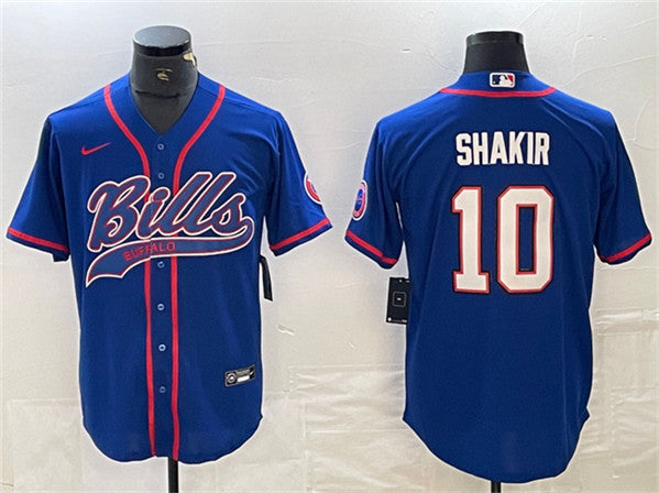 Custom Buffalo Bills royal jersey