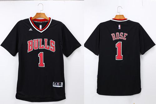 Derrick Rose Chicago Bulls black jersey