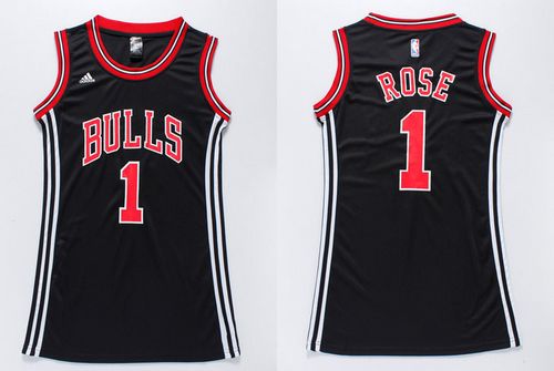 Derrick Rose Chicago Bulls black jersey