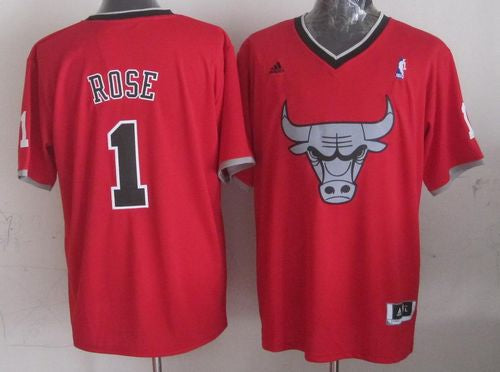 Derrick Rose Chicago Bulls red jersey
