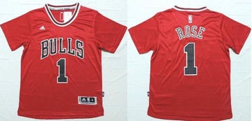 Derrick Rose Chicago Bulls red jersey