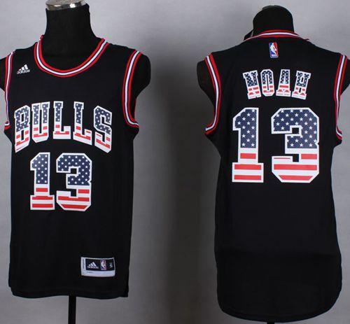 Joakim Noah Chicago Bulls black Fashion jersey