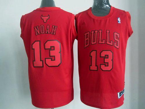 Joakim Noah Chicago Bulls red Fashion jersey