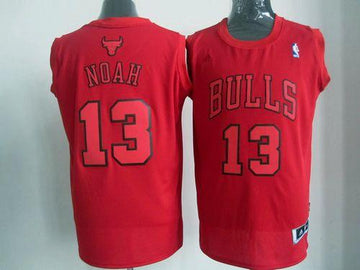 Joakim Noah Chicago Bulls red Fashion jersey