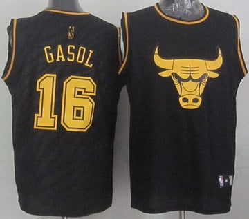 Pau Gasol Chicago Bulls black Fashion jersey
