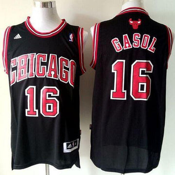 Pau Gasol Chicago Bulls black jersey