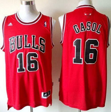 Pau Gasol Chicago Bulls red jersey