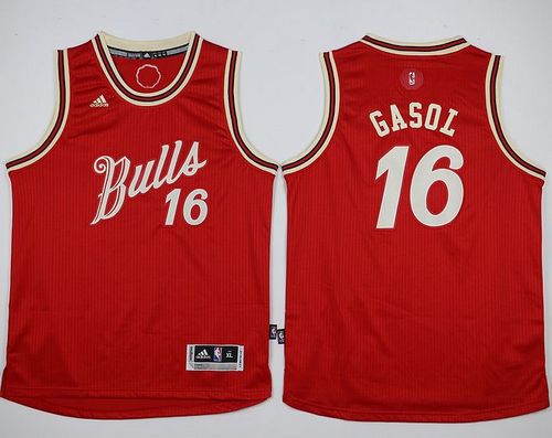 Paul Gasol Chicago Bulls red jersey
