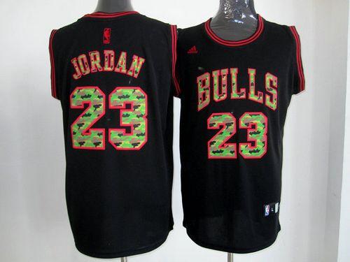 Michael Jordan Chicago Bulls black Fashion jersey
