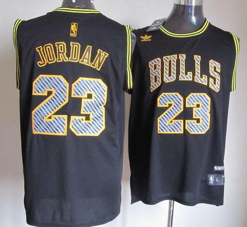 Michael Jordan Chicago Bulls black Fashion jersey