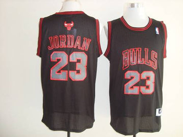 Michael Jordan Chicago Bulls black Fashion jersey