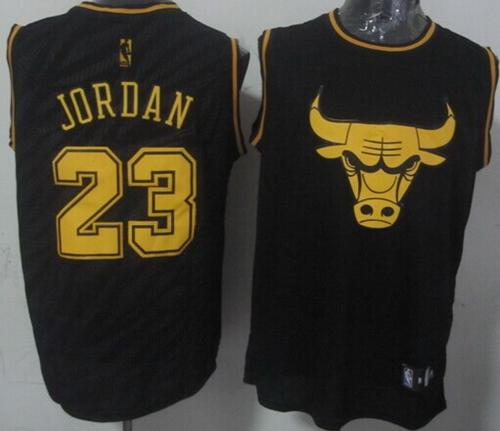 Michael Jordan Chicago Bulls black Fashion jersey