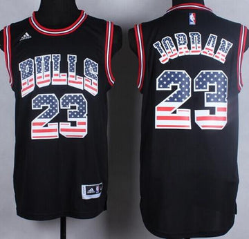 Michael Jordan Chicago Bulls black Fashion jersey