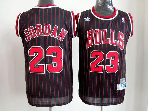 Michael Jordan Chicago Bulls black Throwback jersey