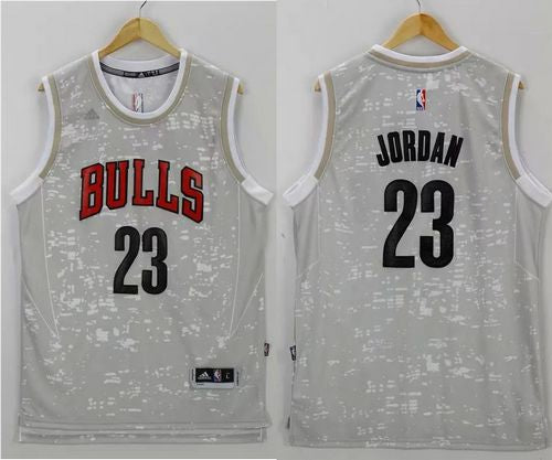 Michael Jordan Chicago Bulls grey jersey