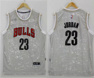 Michael Jordan Chicago Bulls grey jersey