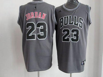 Michael Jordan Chicago Bulls grey Fashion jersey