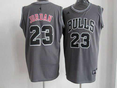 Michael Jordan Chicago Bulls grey Fashion jersey