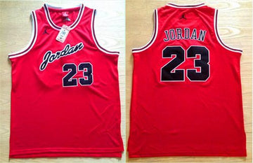Michael Jordan Chicago Bulls red jersey