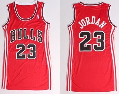 Michael Jordan Chicago Bulls red jersey