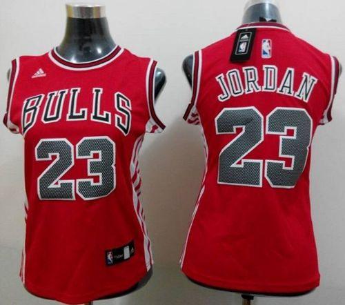 Michael Jordan Chicago Bulls red Road jersey