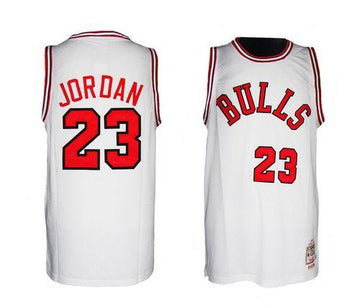 Michael Jordan Chicago Bulls white jersey