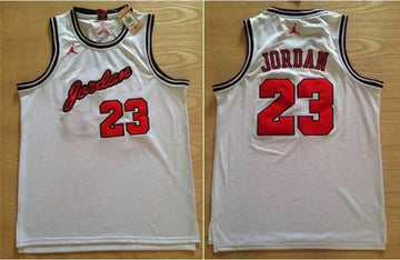 Michael Jordan Chicago Bulls white jersey