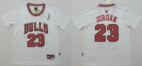 Michael Jordan Chicago Bulls white jersey