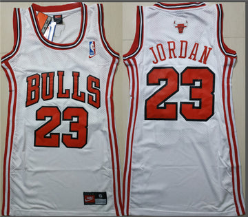 Michael Jordan Chicago Bulls white jersey