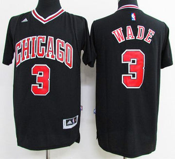 Dwyane Wade Chicago Bulls black jersey