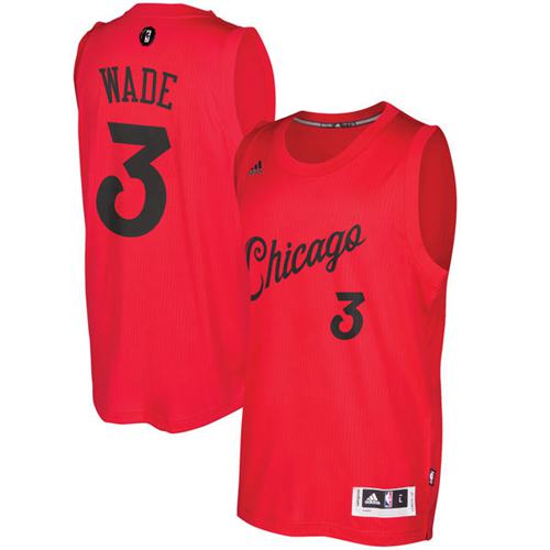 Dwyane Wade Chicago Bulls red jersey