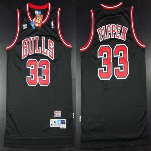 Scottie Pippen Chicago Bulls black Throwback jersey
