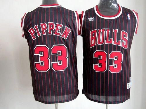 Scottie Pippen Chicago Bulls black Throwback jersey