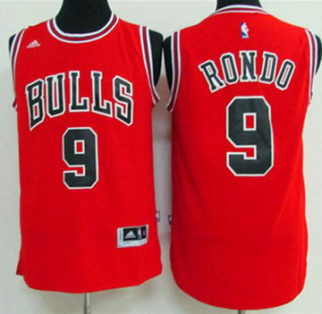 Rajon Rondo Chicago Bulls red jersey