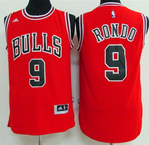 Rajon Rondo Chicago Bulls red jersey
