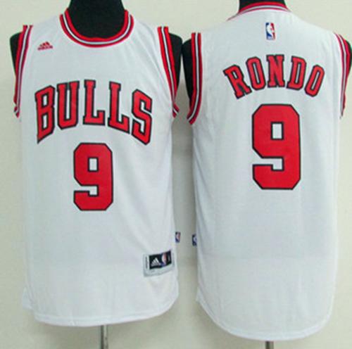 Rajon Rondo Chicago Bulls white jersey