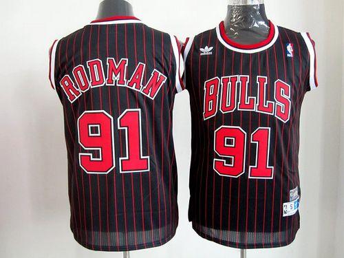 Dennis Rodman Chicago Bulls black Throwback jersey