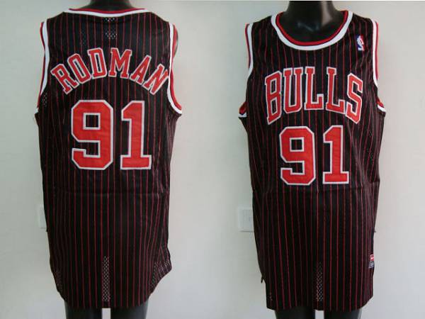 Dennis Rodman Chicago Bulls black jersey