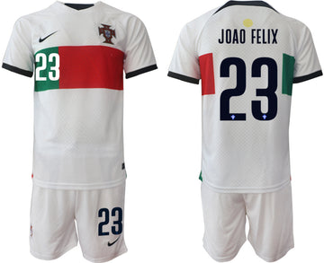 Joao Felix Portugal National Team white Away jersey