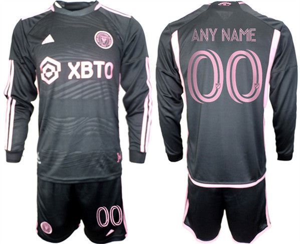 Custom Inter Miami CF black Away jersey