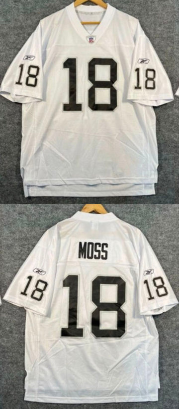 Randy Moss Las Vegas Raiders white jersey