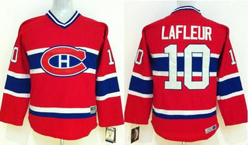 Guy Lafleur Montreal Canadiens red Throwback jersey