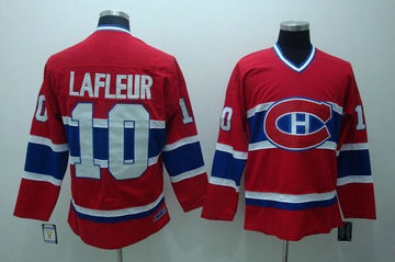 Guy Lafleur Montreal Canadiens red Throwback jersey