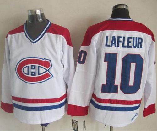 Guy Lafleur Montreal Canadiens white Throwback jersey