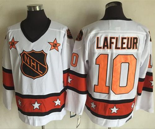 Guy Lafleur Montreal Canadiens white-orange Throwback jersey