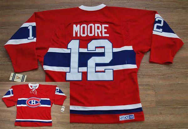 Dominic Moore Montreal Canadiens red Throwback jersey